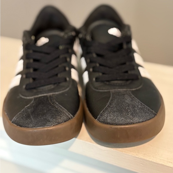 Adidas VL Court 3.0 Black/White Gum Kids Casual Shoes IE3630 – Size 12K - Picture 9 of 9